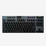 Logitech G915 TKL Tenkeyless LIGHTSPEED Wireless RGB Mechanical Gaming Keyboard -black +hankerz