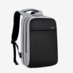 MEINAILI 1802 15.6″ Waterproof Laptop Backpack With Usb Charging Port -Black/Grey+hankerz
