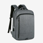Meinaili 2024 15.6″ Laptop Backpack Multifunctional Outdoor Backpack Schoolbag Waterproof –  Black/Grey+hankerz