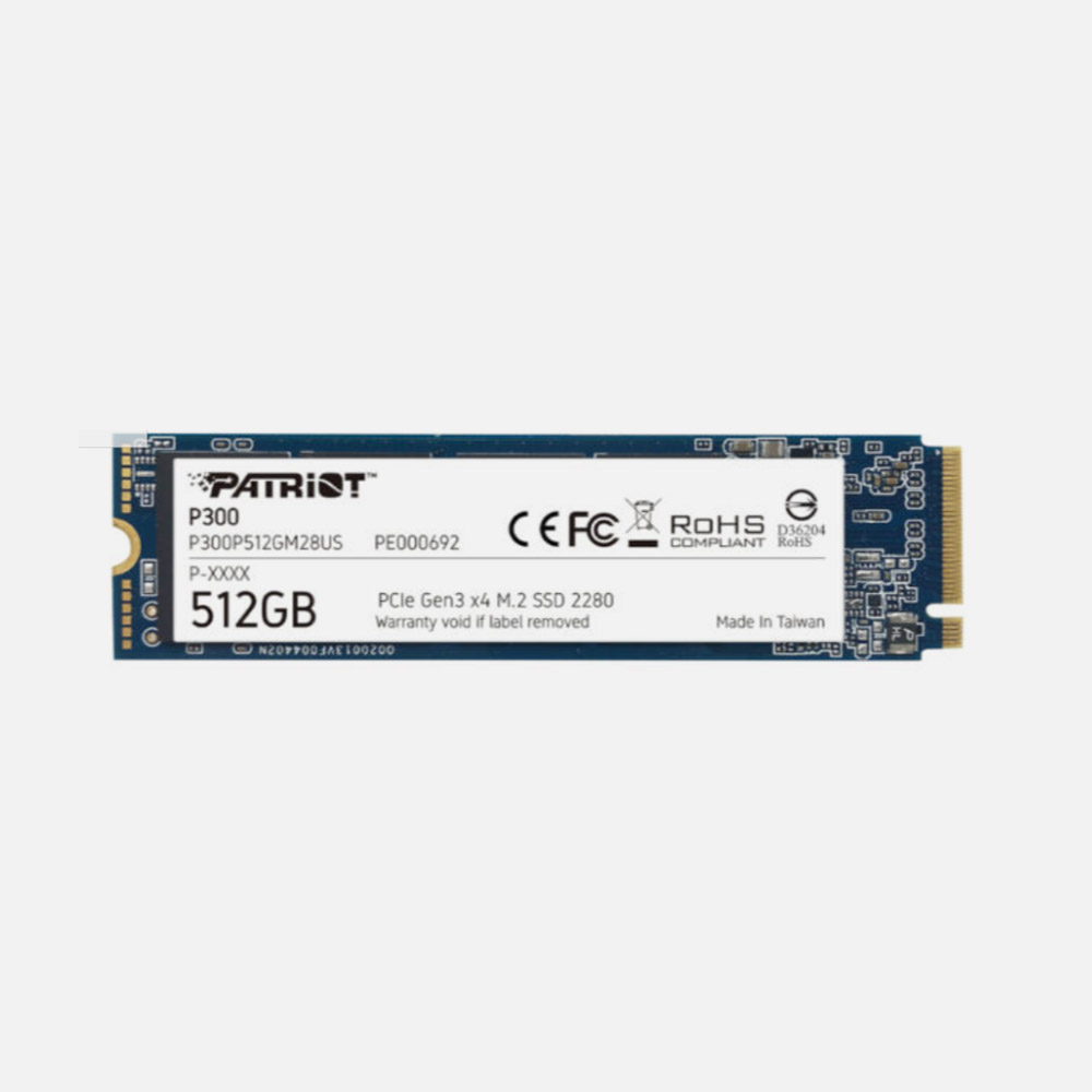 PATRIOT SSD M2 P300 512Gb NVME+hankerz
