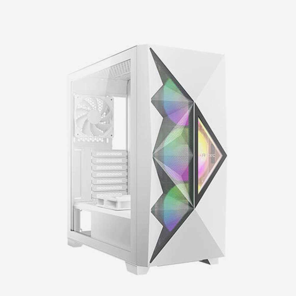 Case Antec DF800 FLUX White Mesh 5Fan(3*120M ARGB) (2*120M)