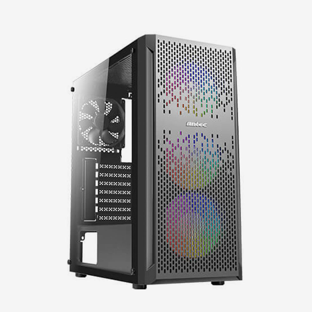 Antec NX290 3 Fan ARGB Black + PSU Antec Atom V550