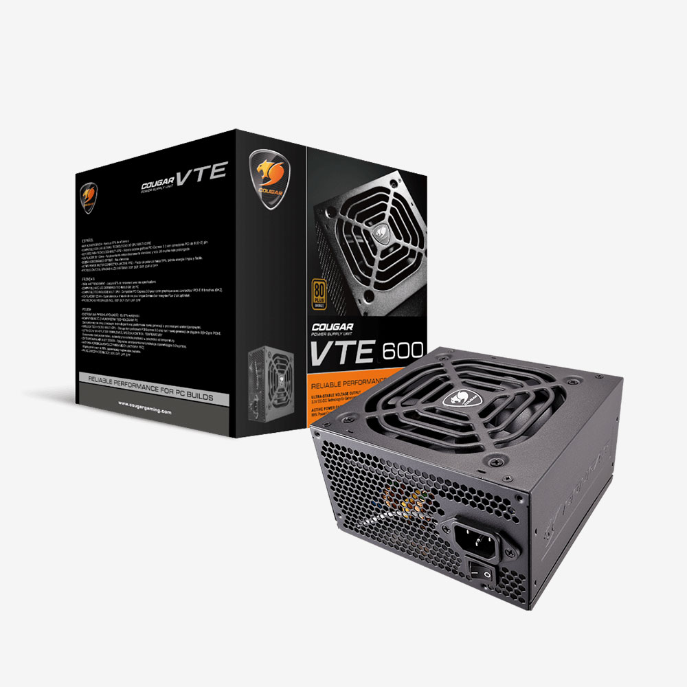 Corsair iCue 220T AirFlow ARGB + Cougar PSU VTE 600 80plus Bronze+hankerz