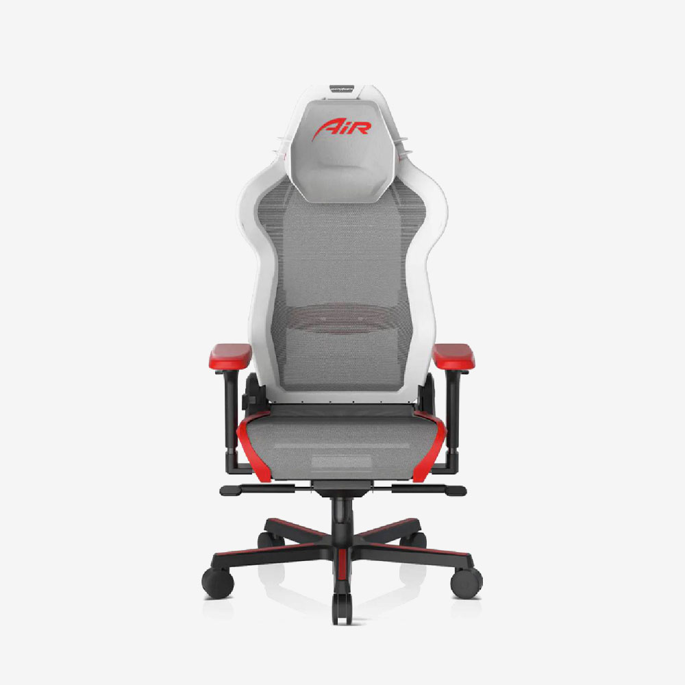 DXRacer Air Series Ultra Breathable 4D Armrests White & Red