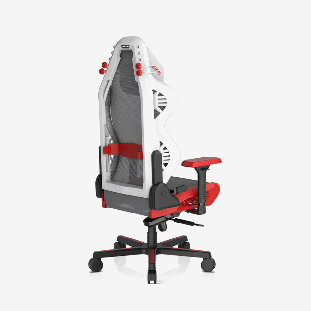 DXRacer Air Series Ultra Breathable 4D Armrests White & Red