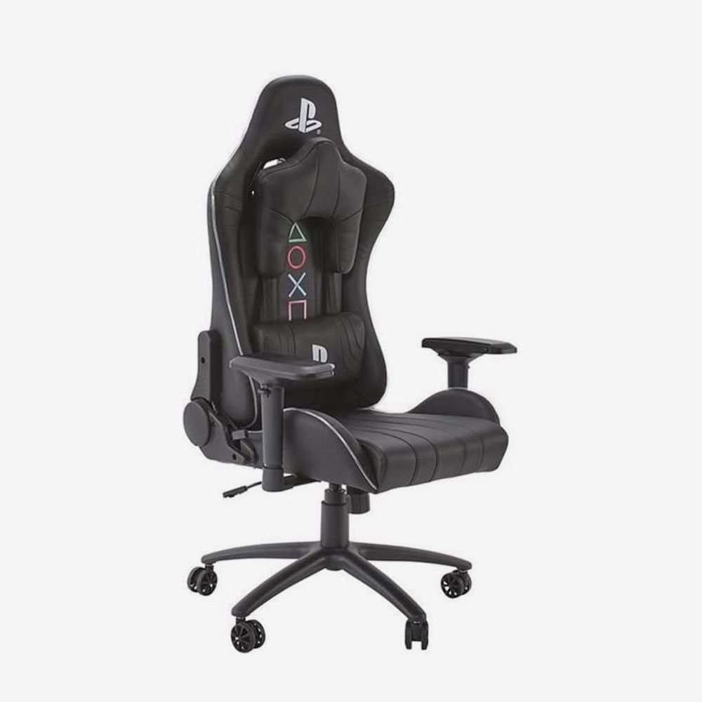 DXRacer X Rocker PlayStation Amarok PVC Leather Metal Frame 4D Armrest With Led Lightning