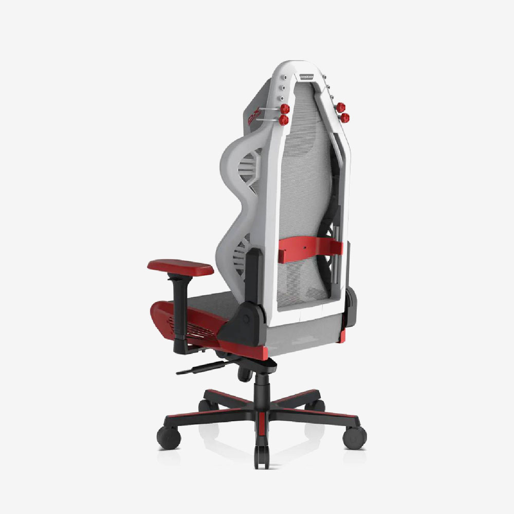 DXRacer Air Series Ultra Breathable 4D Armrests White & Red