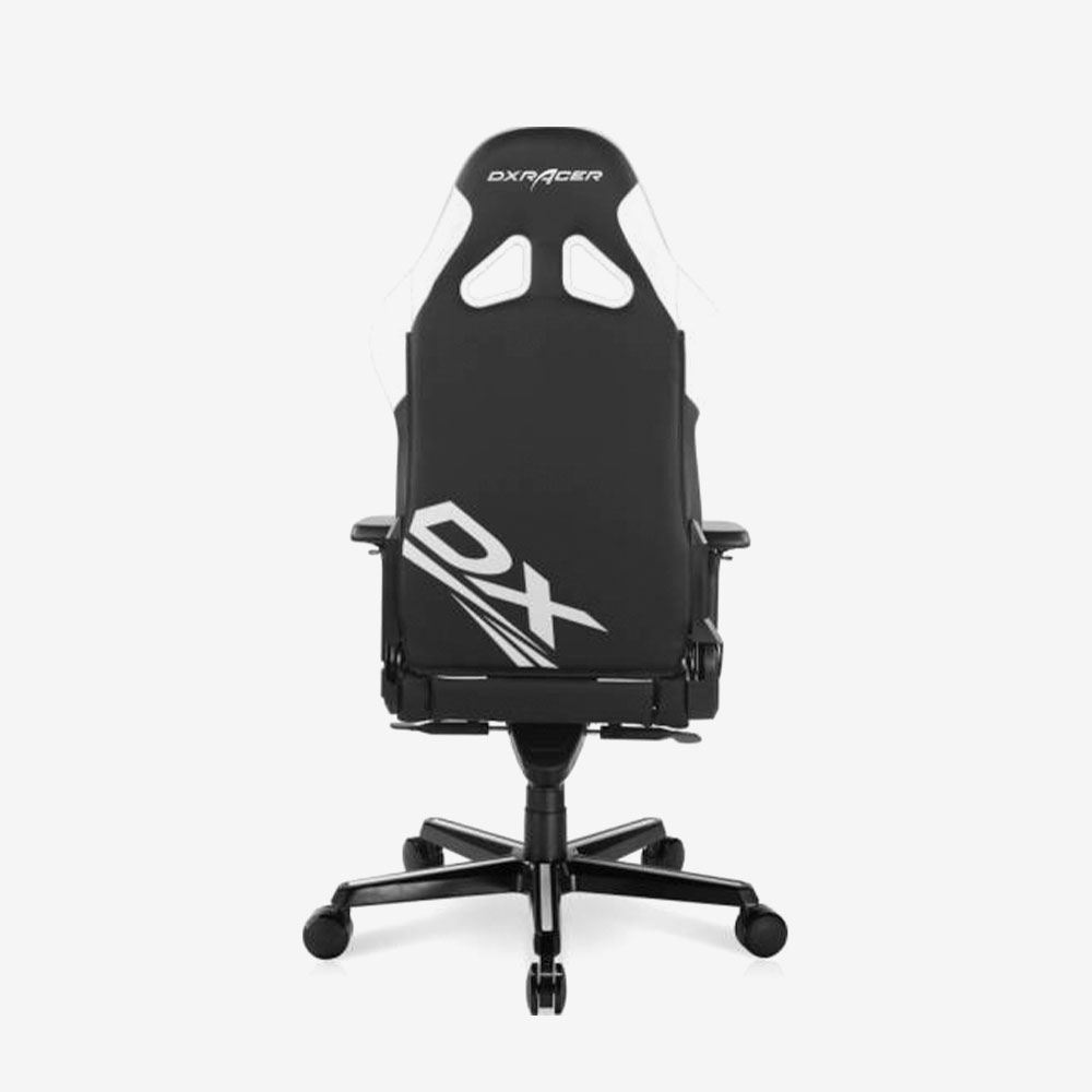 DXRacer G Series PVC Leather Metal Frame 4D Armrest Black-White