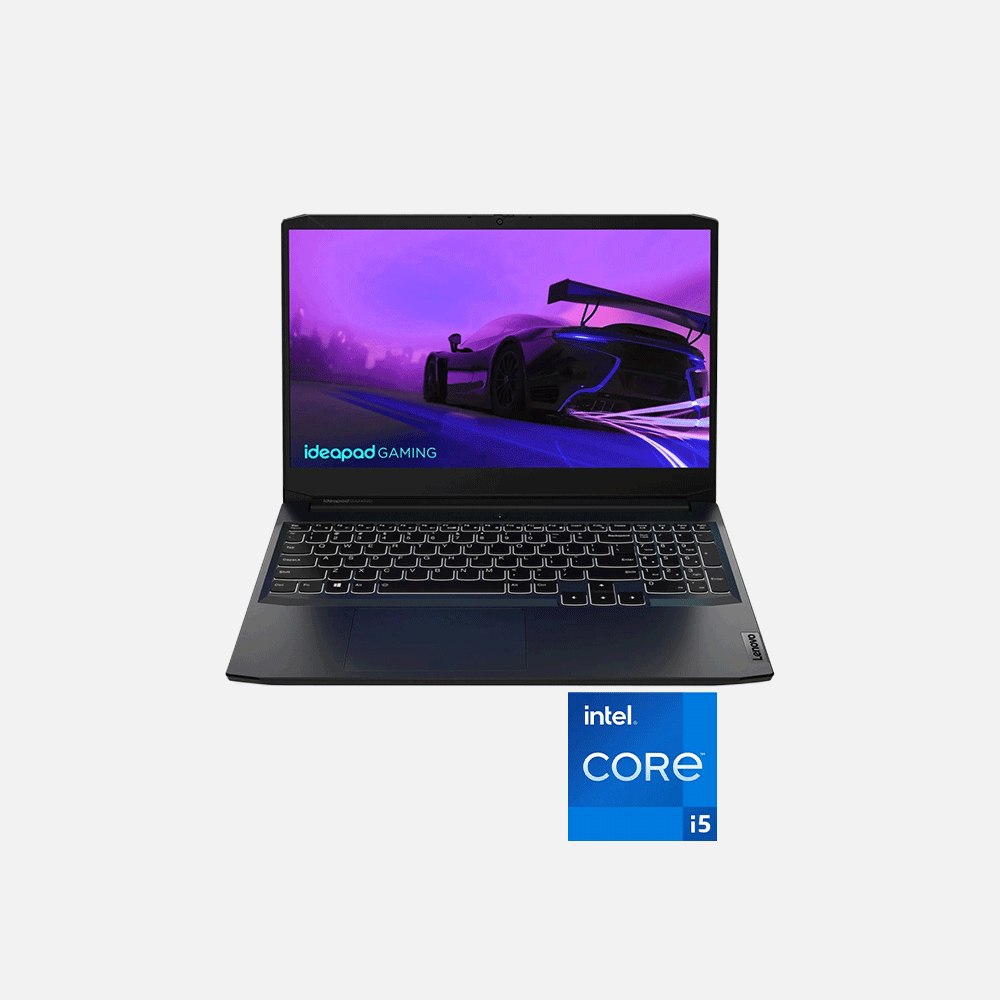 Lenovo Gaming 3 Ci5(11320H)-8G-512GSSD- RTX 3050 4GB GDDR6-15.6″ FHD 120 Hz +hankerz
