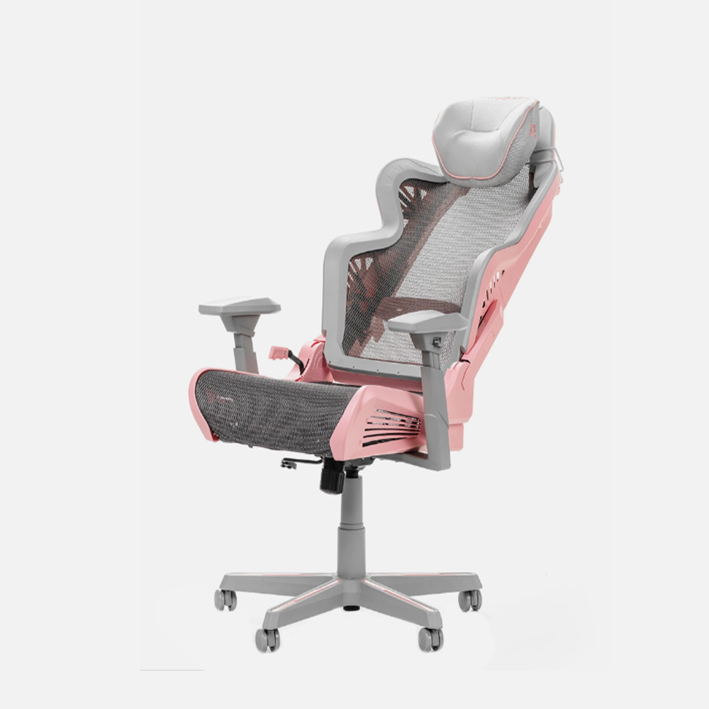DXRacer Air Series Ultra Breathable 4D Armrests Gray &Pink Hankerz