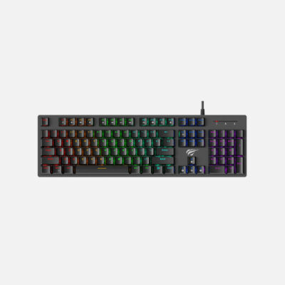 Havit KB858L Mechanical Blue Switches RGB Backlit Black