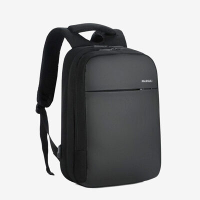 MEINAILI 1802 15.6" Waterproof Laptop Backpack With Usb Charging Port -Black