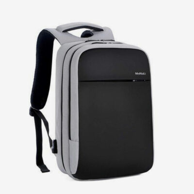 MEINAILI 1802 15.6" Waterproof Laptop Backpack With Usb Charging Port -Black/Grey