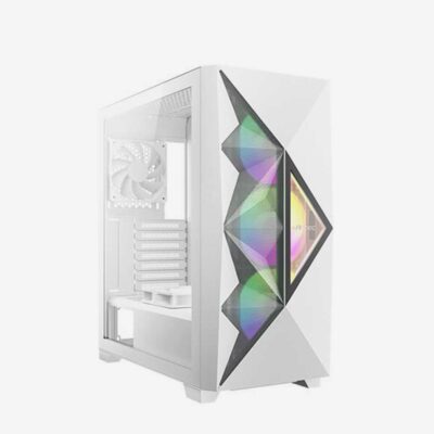 Case Antec DF800 FLUX White Mesh 5Fan(3*120M ARGB) (2*120M)