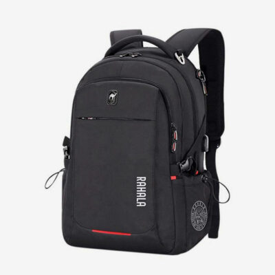 RAHALA 740-15.6 Inch Laptop Bag Multifunctional Travel Backpack waterproof- Black