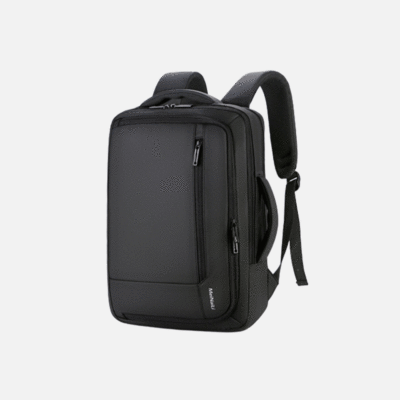 MEINAILI 1805 15.6 inch Nylon Business Travel Backpack Laptop Bag With USB Port - Black