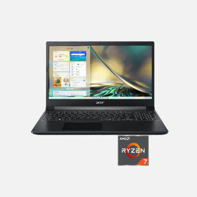ACER A715-43G-R3A6-Ryzen7 5825U-RTX 3050 4G-16GRAM- 512GB SSD -15.6"FHD-Black