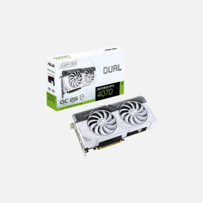 ASUS Dual GeForce RTX™ 4070 White OC Edition 12GB GDDR6X