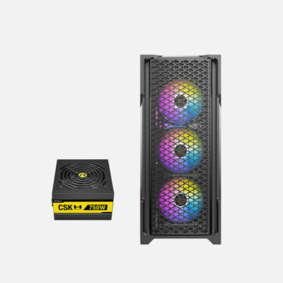 Case Antec AX90 4Fan 120M ARGB+PSU Antec CSK 750H SEMI-MODULAR (Bronze Certified) 750W
