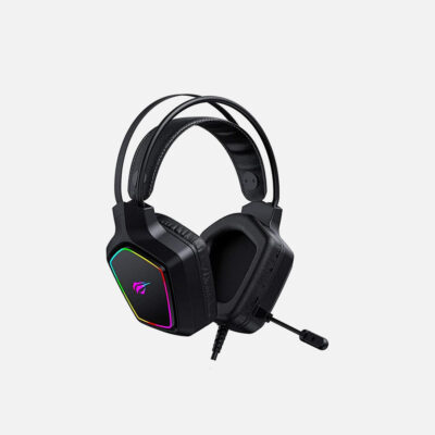 HAVIT H656 50MM RGB With Omnidirectional Mic, Black