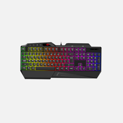 Havit KB488L Multi-Function Backlit Keyboard, Black