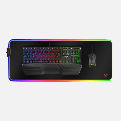 Havit KB511L Mechanical Keyboard and Mouse Wired Combo RGB, Blue Switches