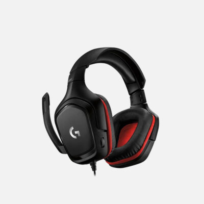 Logitech G332 - Wired Gaming Headset Black-red