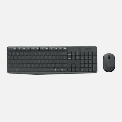 Logitech MK235 Wireless Keyboard and Mouse - GREY