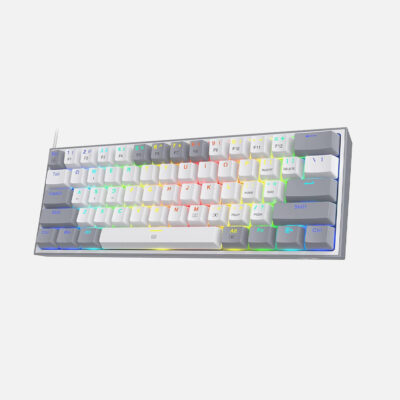 Redragon K617 FIZZ 60% WHITE & GRAY