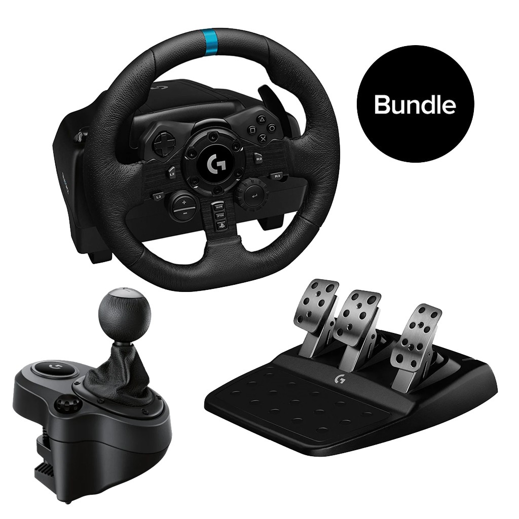 Logitech G923 - Racing Wheel and Pedals for PlayStation4