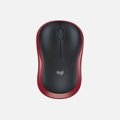 LOGITECH M185 Wireless Mouse - RED - EWR2
