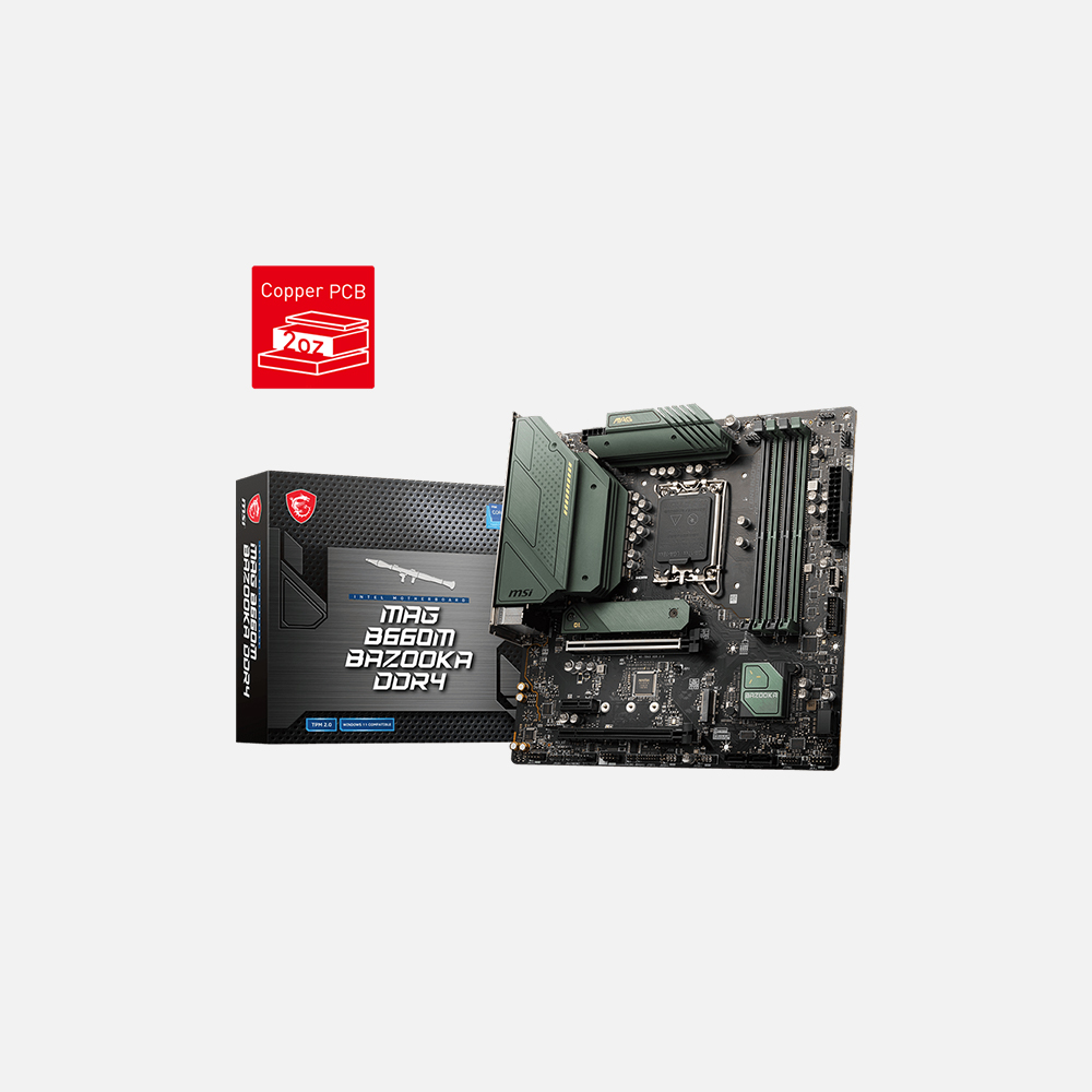 MAG B660M BAZOOKA DDR4—