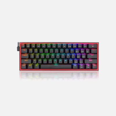 REDRAGON K617 Fizz RGB 60% Red Switches-Black