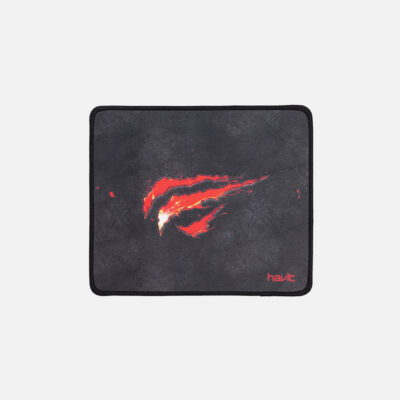 HAVIT HV-MP837 Gaming Mousepad,Premium fine-mesh cloth surface With Anti-slip rubber , 250x210x2MM - Black