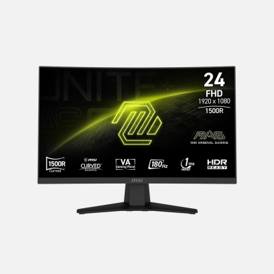 MSI MAG 244C 24INSH VA 1500R 180HZ HDR 1MS CURVED