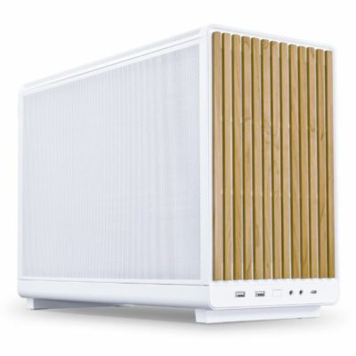 Lian Li DAN A3 Wooden White Micro Tower Gaming Case
