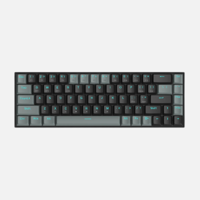 Redragon K662L-K1RS Wireless Portable 60% Mechanical Gaming Keyboard - Red Switches, 2.4G/Bluetooth,