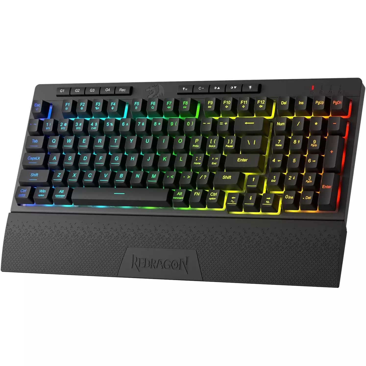 Redragon-K515-PRO-Shiva-RGB-Wireless-Bluetooth-Membrane-Gaming-Keyboard-On-Board-Macro-Multimedia-Keys-Detachable-Wrist-Rest-Software-Supported-7