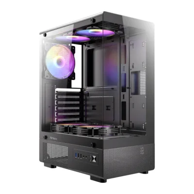 Antec VCX300 Case 5 ARGB Fans + V650 PSU