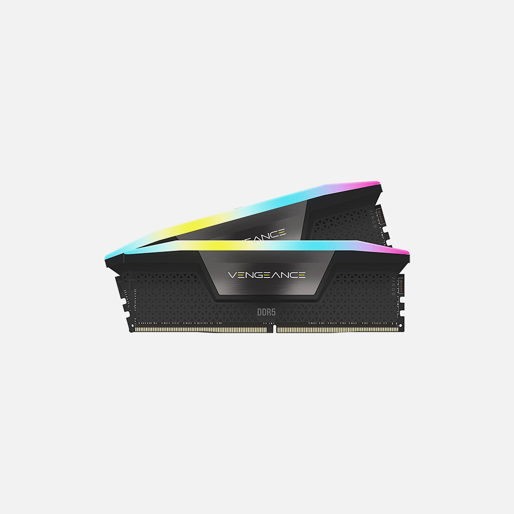 CORSAIR VENGEANCE RGB 32GB (2x16GB) DDR5 DRAM 6000MT
