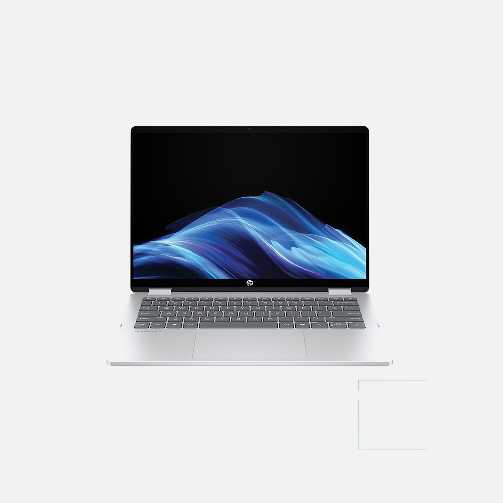 HP OmniBook 5 Flip 14-fp0025ne, Core i5 -1334U ,8GB LPDDR5 5200 , 512GB PCIe ,Intel Iris Xe , , Glacier Silver – Touch/14.0 – IPS, KBD SGY , Win 11,3 years